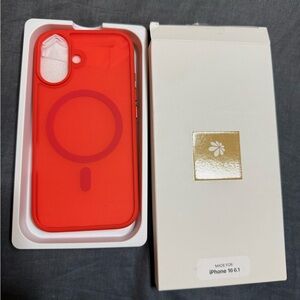 Red iPhone Case with MagSafe Compatibility